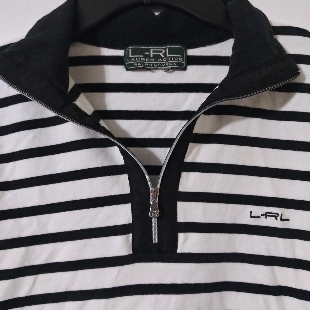 Polo Ralph Lauren Active  Half Zip Top Women’s Medium M 3/4 Sleeve